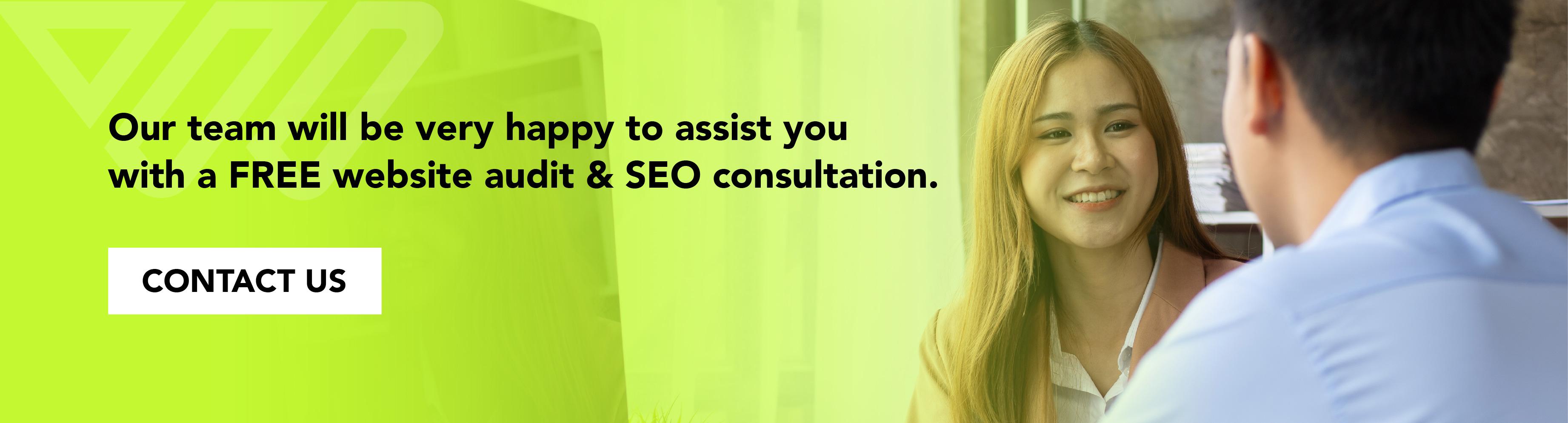 Our team will be very happy to assist you with a free website audit & seo consultation - whoosh media 